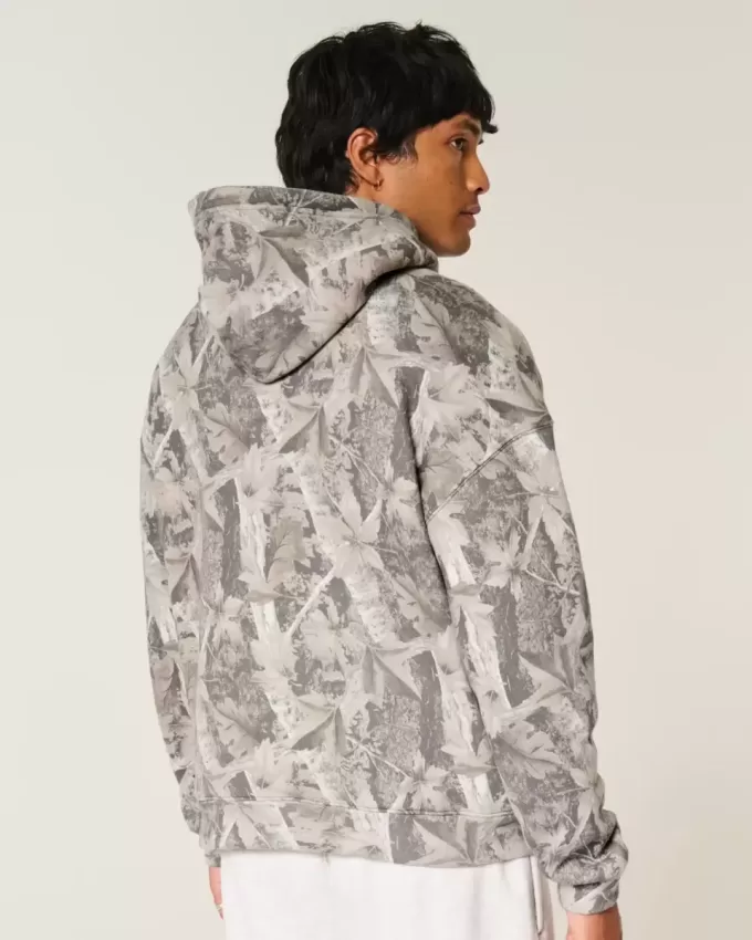 Kastenförmiger Kapuzenpullover Kastenförmiger Kapuzenpullover