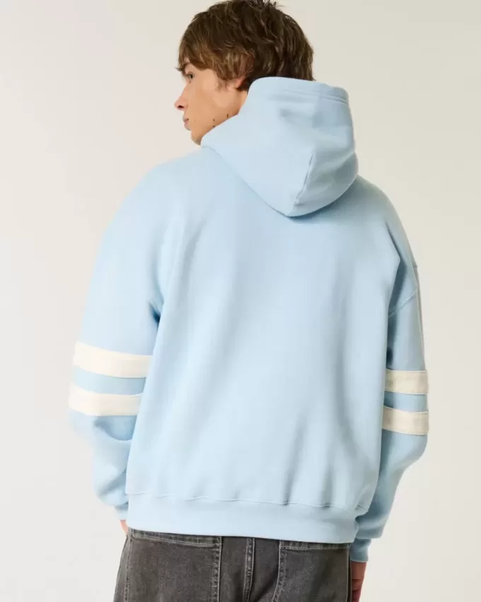 Kastenförmiger Kapuzenpullover
