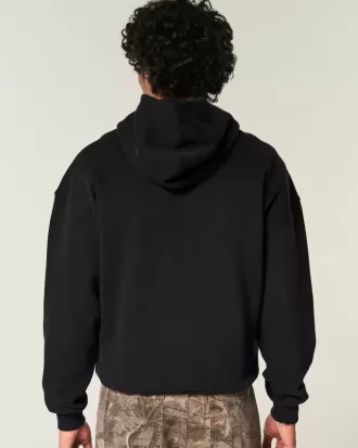 Kastenförmiger Kapuzenpullover