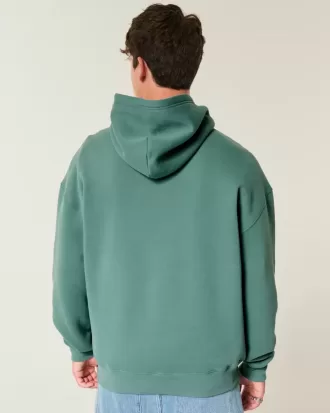 Kastenförmiger Kapuzenpullover