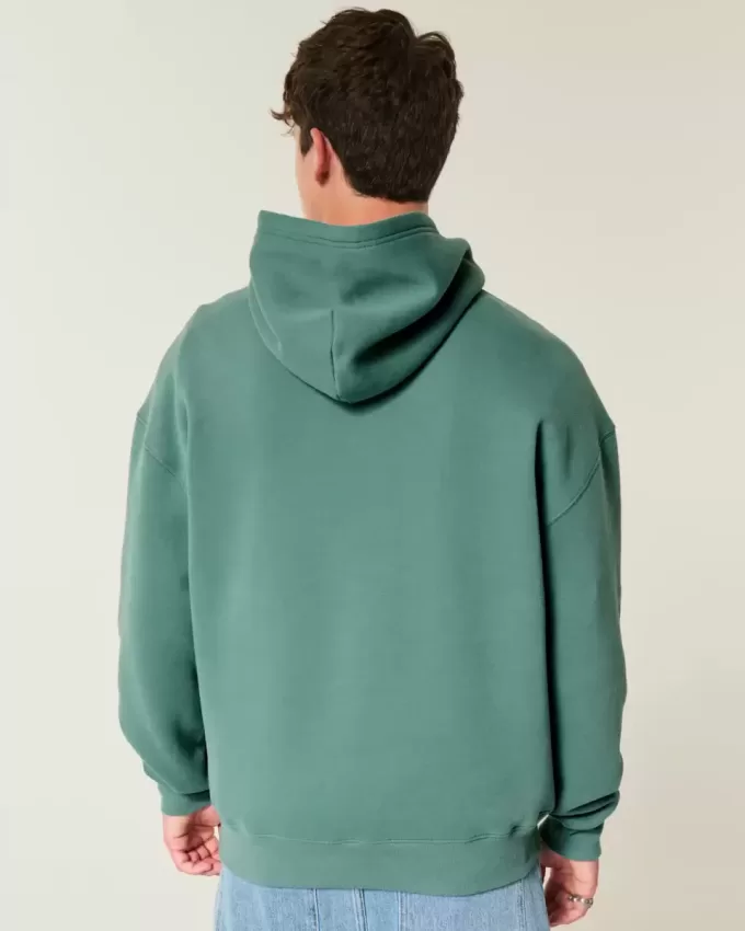 Kastenförmiger Kapuzenpullover Kastenförmiger Kapuzenpullover