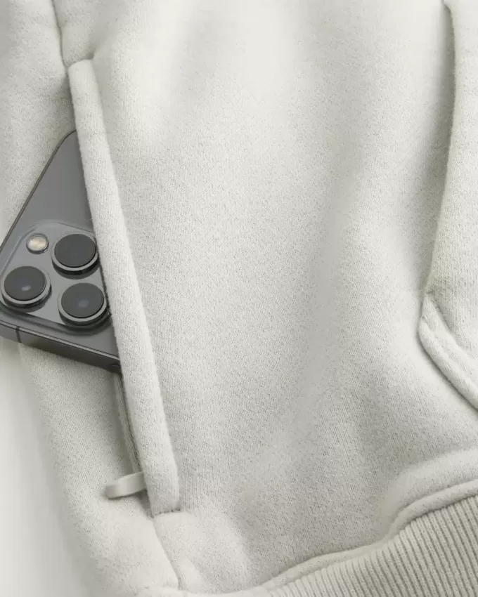 Kastenförmiger Kapuzenpullover Kastenförmiger Kapuzenpullover