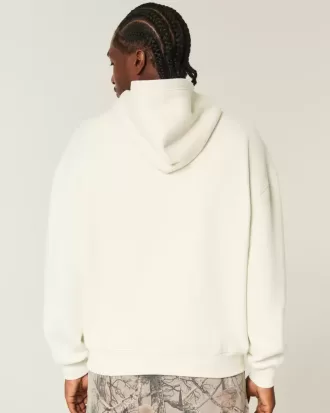Kastenförmiger Kapuzenpullover