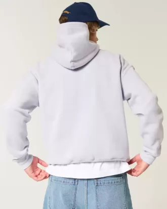 Kastenförmiger Kapuzenpullover