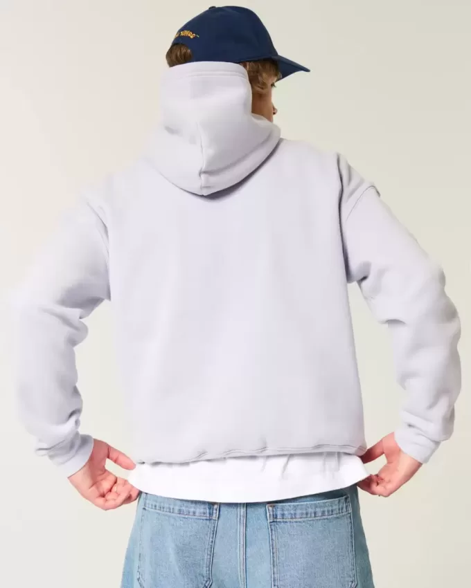 Kastenförmiger Kapuzenpullover Kastenförmiger Kapuzenpullover