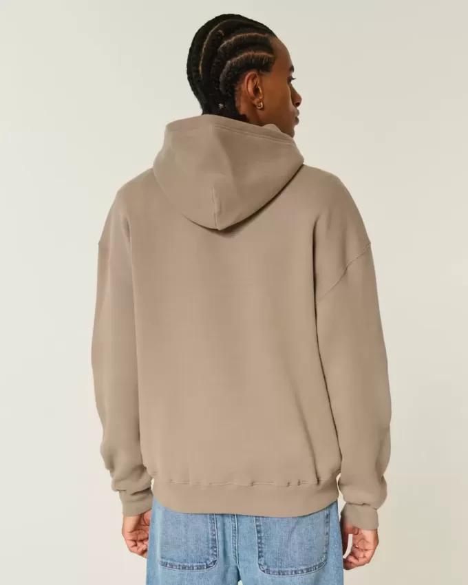 Kastenförmiger Kapuzenpullover Kastenförmiger Kapuzenpullover