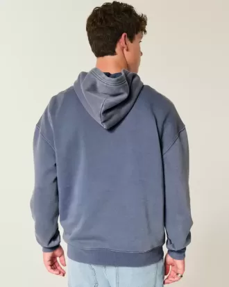 Kastenförmiger Kapuzenpullover