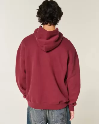 Kastenförmiger Kapuzenpullover