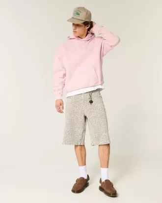 Kastenförmiger Kapuzenpullover