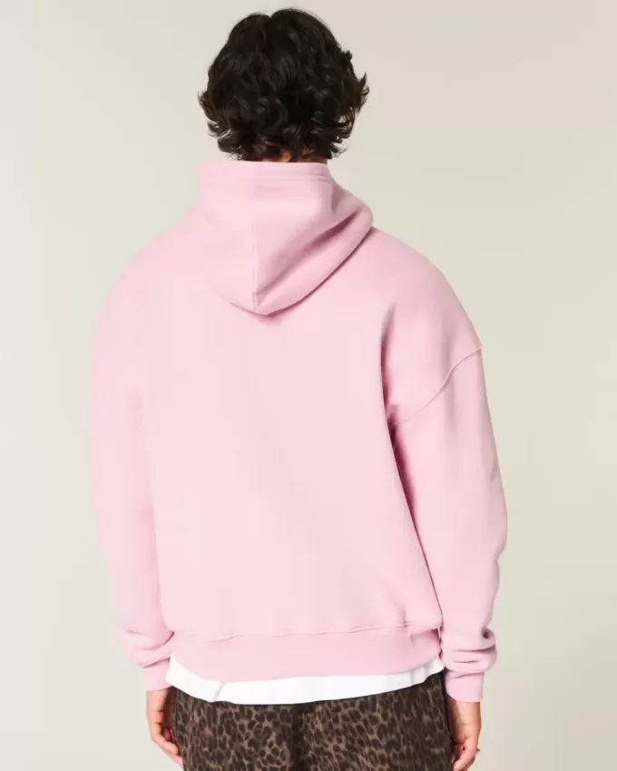 Kastenförmiger Kapuzenpullover Kastenförmiger Kapuzenpullover