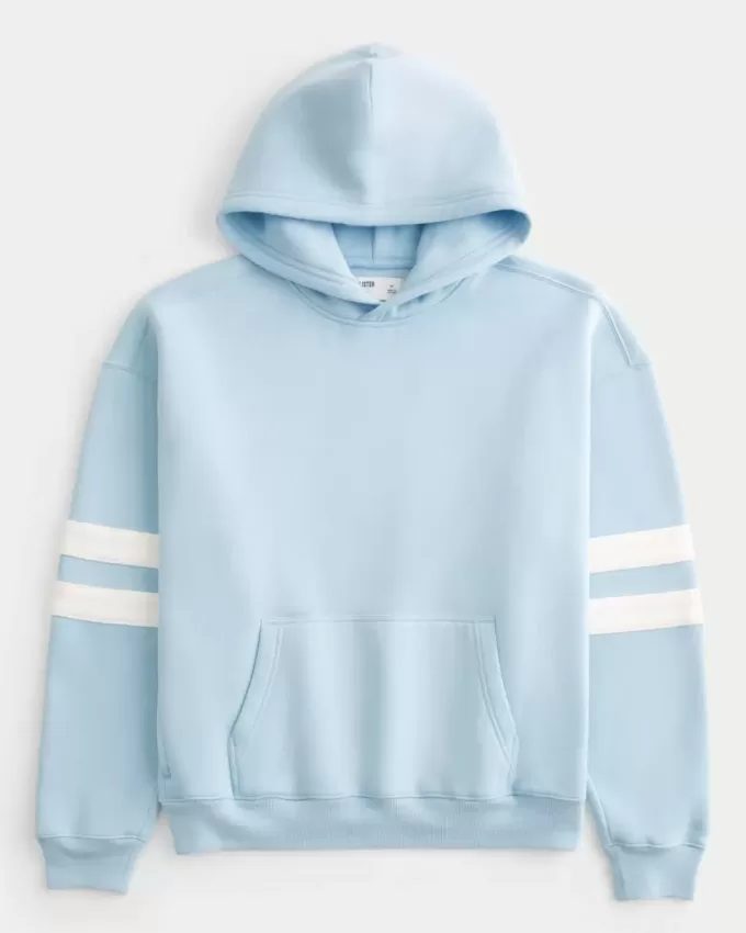 Kastenförmiger Kapuzenpullover