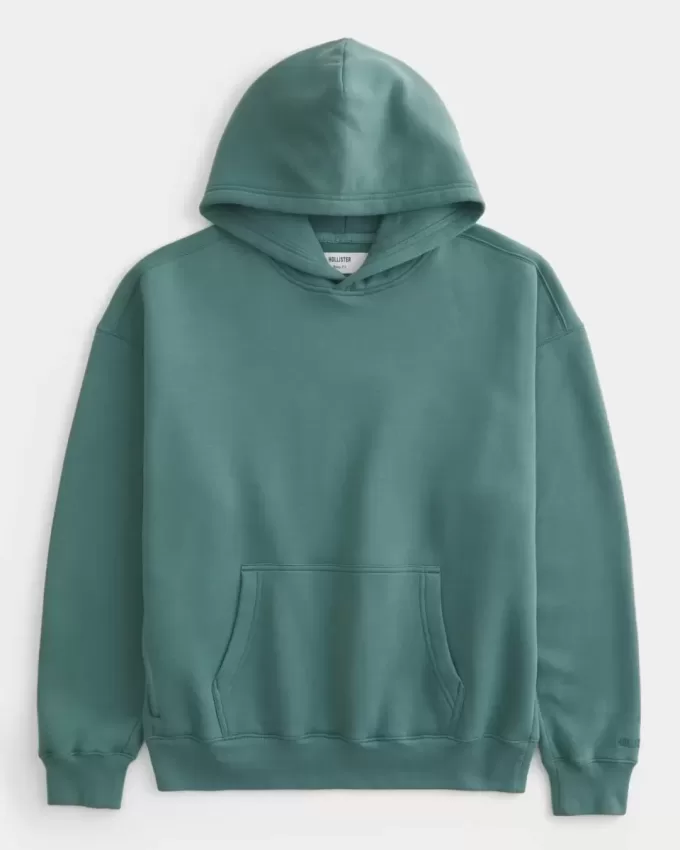 Kastenförmiger Kapuzenpullover Kastenförmiger Kapuzenpullover