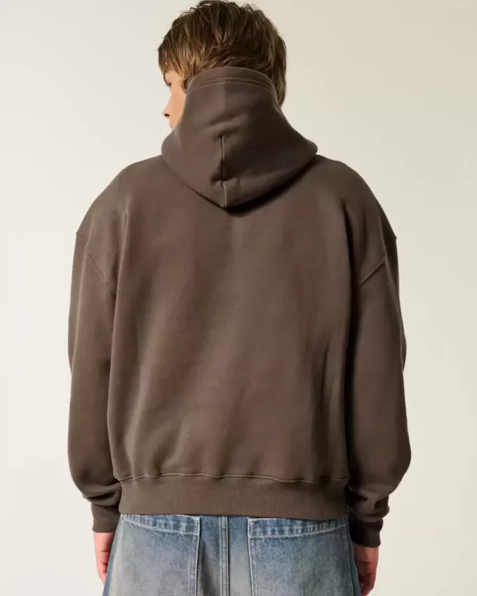 Kastenförmiger Kapuzenpullover Kastenförmiger Kapuzenpullover