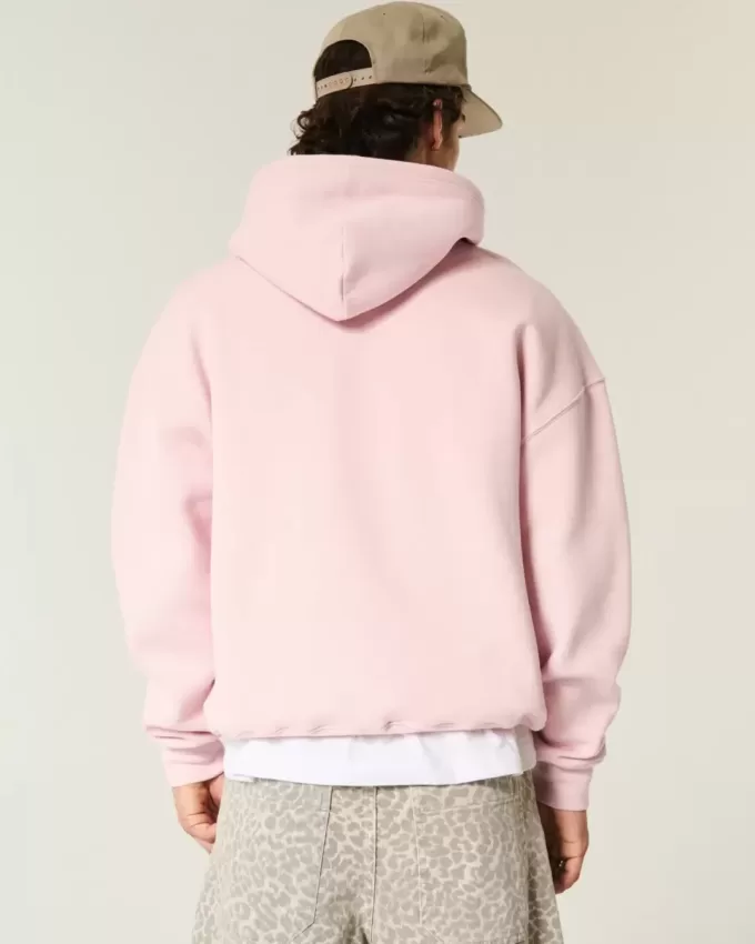 Kastenförmiger Kapuzenpullover Kastenförmiger Kapuzenpullover