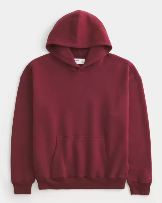 Kastenförmiger Kapuzenpullover Kastenförmiger Kapuzenpullover