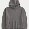 Kastenförmiger Kapuzenpullover