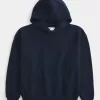 Kastenförmiger Kapuzenpullover