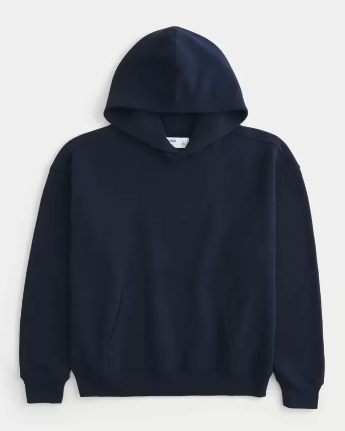 Kastenförmiger Kapuzenpullover