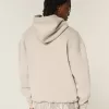 Kastenförmiger Kapuzenpullover