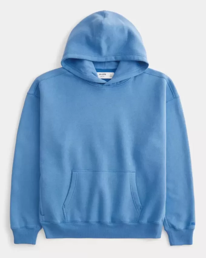 Kastenförmiger Kapuzenpullover