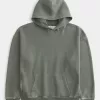 Kastenförmiger Kapuzenpullover