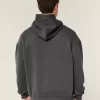 Kastenförmiger Kapuzenpullover Kastenförmiger Kapuzenpullover