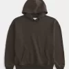Kastenförmiger Kapuzenpullover Kastenförmiger Kapuzenpullover