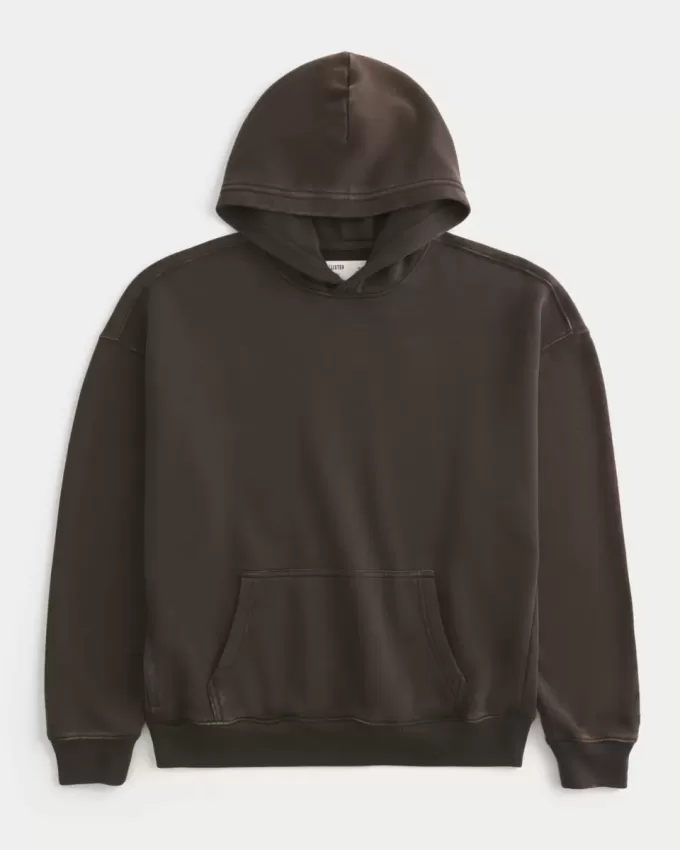 Kastenförmiger Kapuzenpullover Kastenförmiger Kapuzenpullover