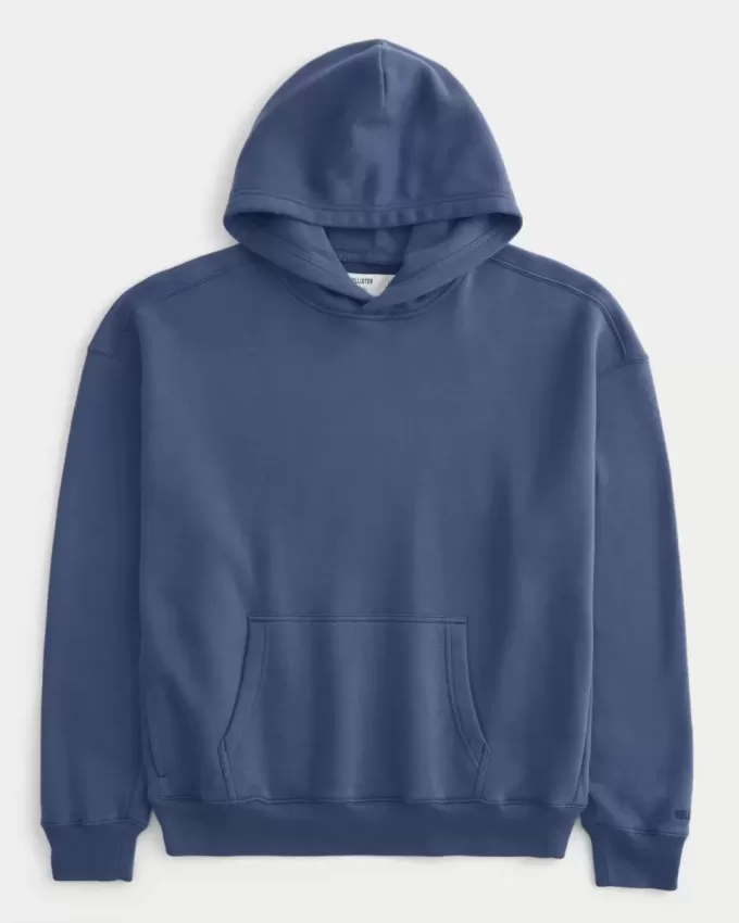 Kastenförmiger Kapuzenpullover Kastenförmiger Kapuzenpullover