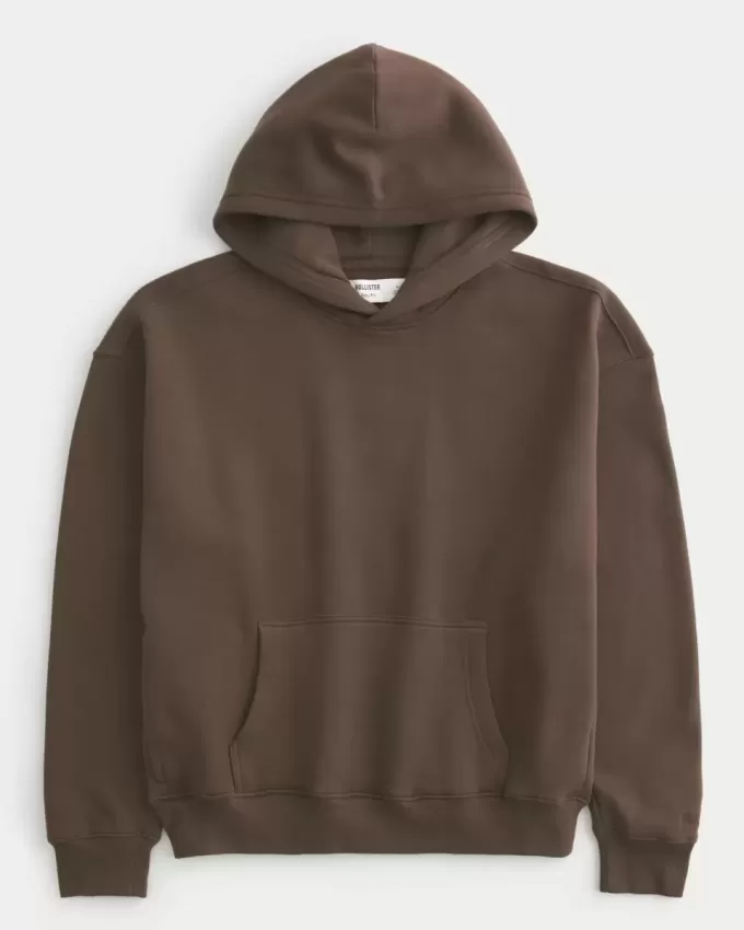 Kastenförmiger Kapuzenpullover Kastenförmiger Kapuzenpullover