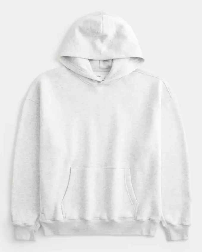 Kastenförmiger Kapuzenpullover Kastenförmiger Kapuzenpullover