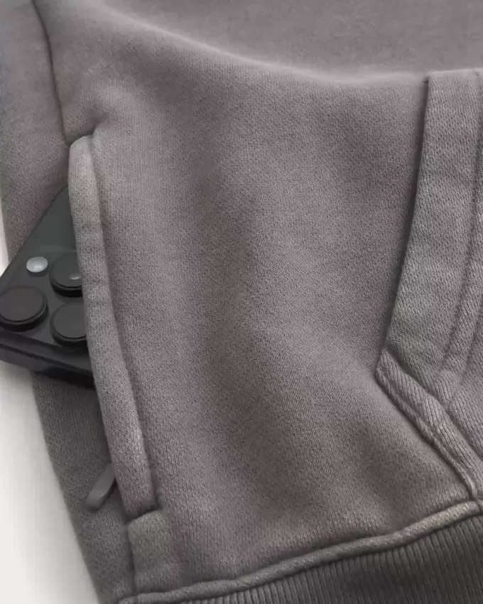 Kastenförmiger Kapuzenpullover
