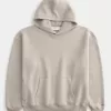 Kastenförmiger Kapuzenpullover