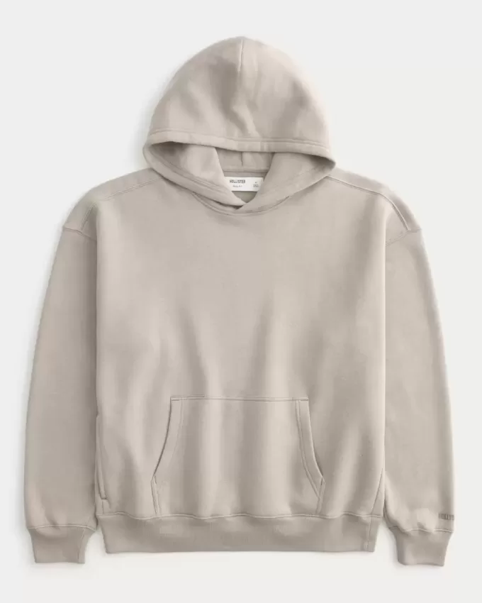 Kastenförmiger Kapuzenpullover