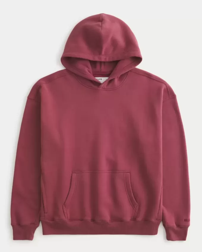 Kastenförmiger Kapuzenpullover