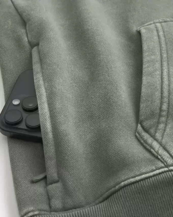 Kastenförmiger Kapuzenpullover