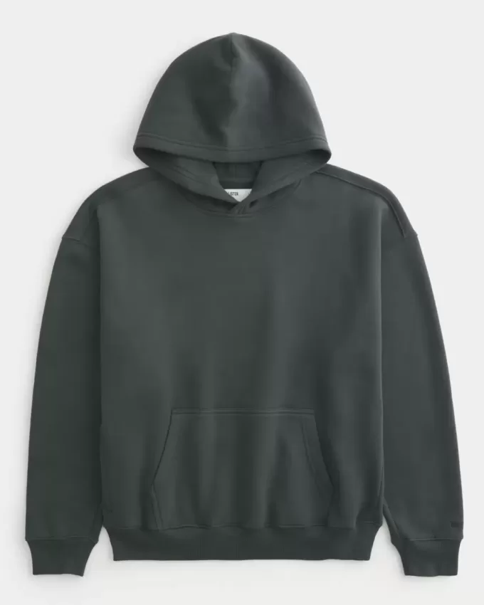 Kastenförmiger Kapuzenpullover Kastenförmiger Kapuzenpullover