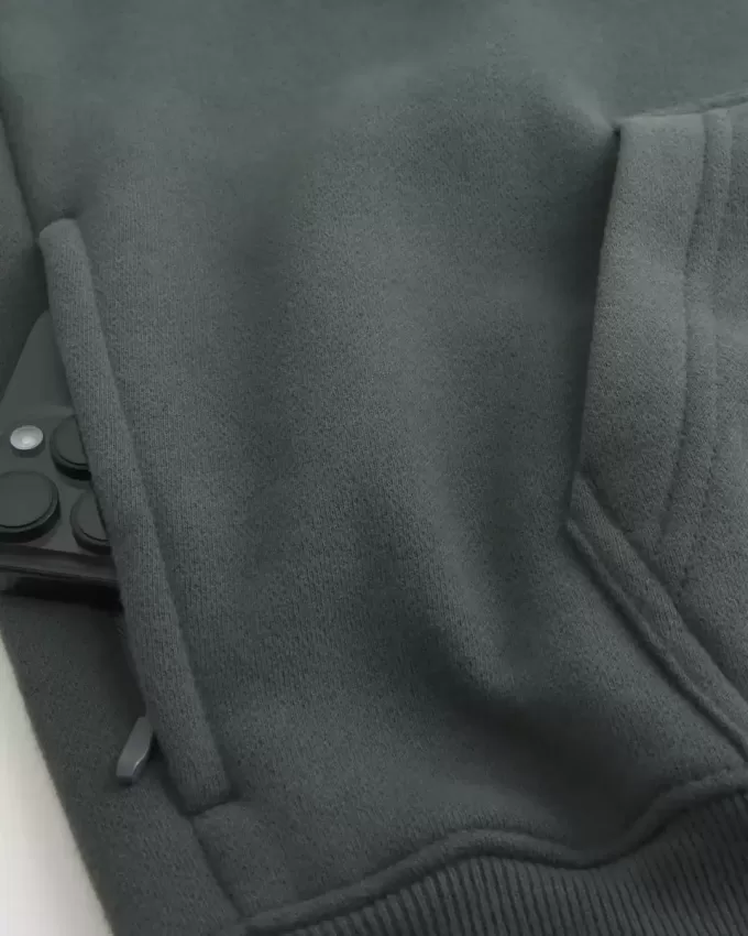 Kastenförmiger Kapuzenpullover Kastenförmiger Kapuzenpullover