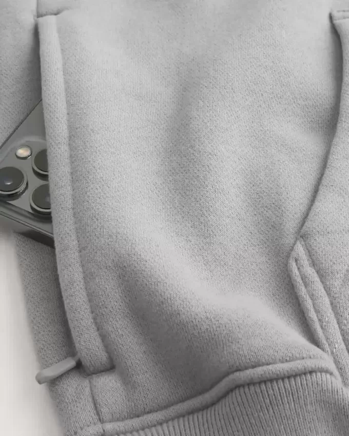 Kastenförmiger Kapuzenpullover Kastenförmiger Kapuzenpullover