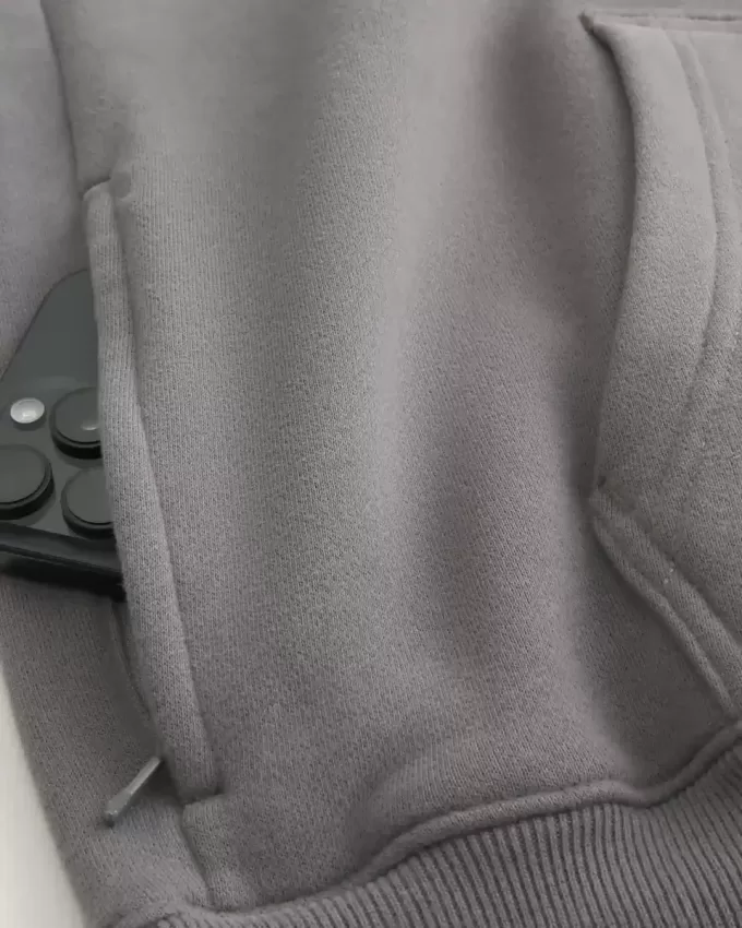 Kastenförmiger Kapuzenpullover mit Sterndetail Kastenförmiger Kapuzenpullover mit Sterndetail