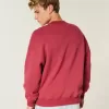Kastenförmiges Arsenal FC-Sweatshirt mit Rundhalsausschnitt und Grafik