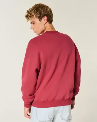 Kastenförmiges Arsenal FC-Sweatshirt mit Rundhalsausschnitt und Grafik