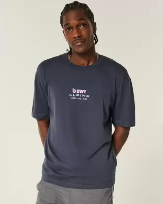 Kastenförmiges BWT Alpine Formel 1 Team Grafik-T-Shirt