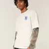 Kastenförmiges Chelsea FC-T-Shirt mit Grafik Kastenförmiges Chelsea FC-T-Shirt mit Grafik
