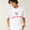 Kastenförmiges Dodge Viper-Fußballtrikot mit Grafik Kastenförmiges Dodge Viper-Fußballtrikot mit Grafik