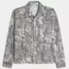 Kastenförmiges Flanellhemd mit Camouflage-Muster Kastenförmiges Flanellhemd mit Camouflage-Muster