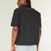 Kastenförmiges Kurzarm-Shirt mit Dodge Hellcat-Grafik Kastenförmiges Kurzarm-Shirt mit Dodge Hellcat-Grafik