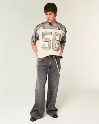 Kastenförmiges, kurzes Camo-Trikot
