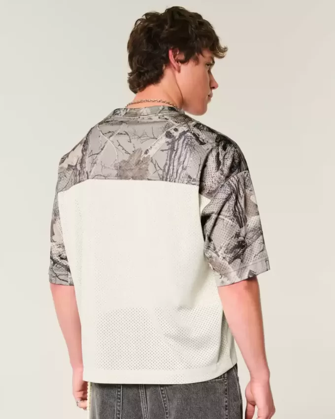 Kastenförmiges, kurzes Camo-Trikot Kastenförmiges, kurzes Camo-Trikot