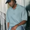 Kastenförmiges, kurzes Poloshirt Kastenförmiges, kurzes Poloshirt